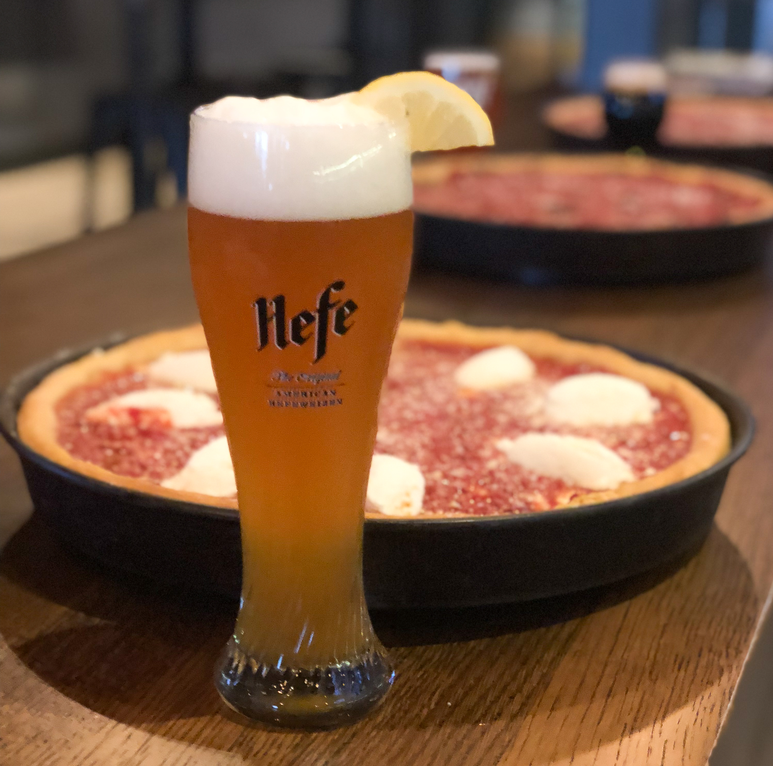 Drink Beer Eat Deep Dish Pizza Make a Difference Chicagoland Pizza Widmer Brothers Brewing Steven Shomler