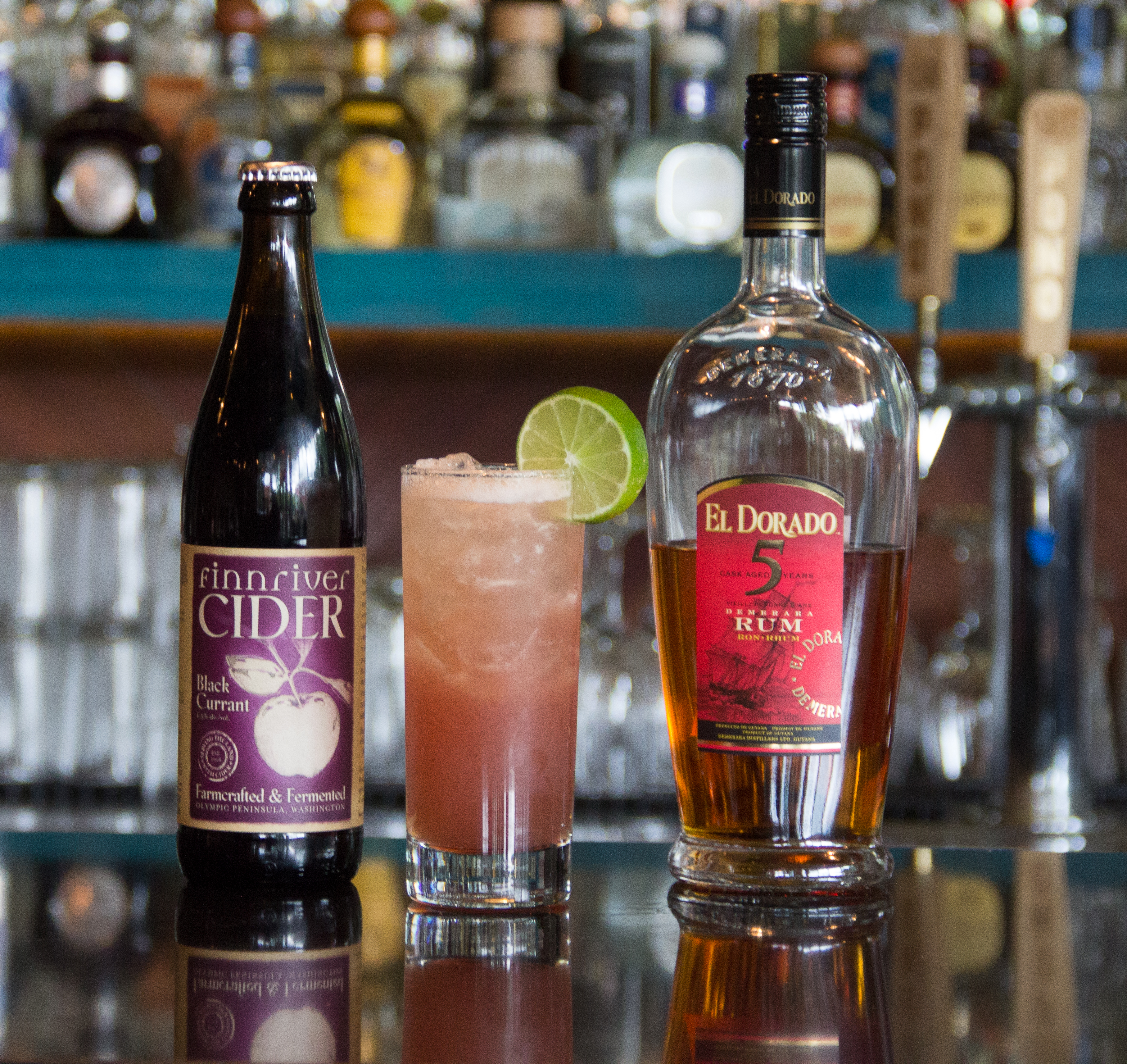 Oregon Cider Week: Black Currant Cider Cocktail Night Verde Cocina on Mississippi hosted by Steven Shomler