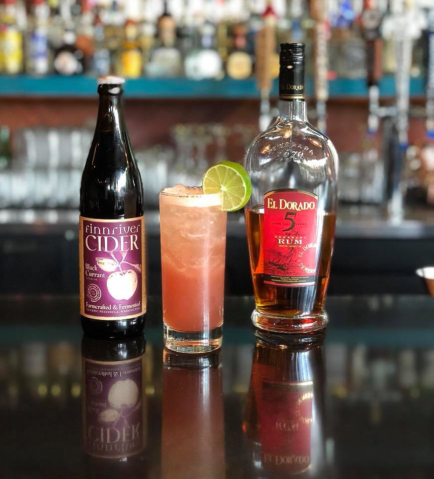  Oregon Cider Week: Black Currant Cider Cocktail Night Verde Cocina on Mississippi hosted by Steven Shomler