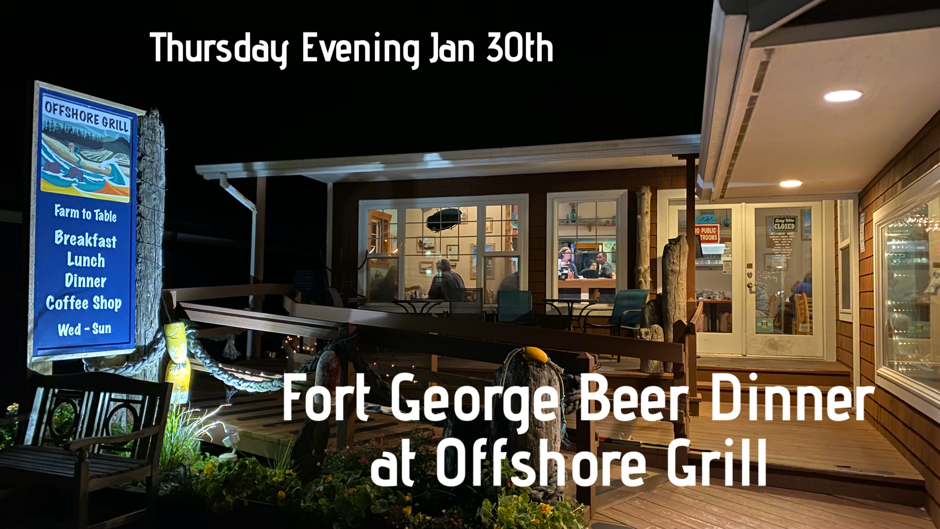 Fort George Beer Dinner at Offshore Grill
