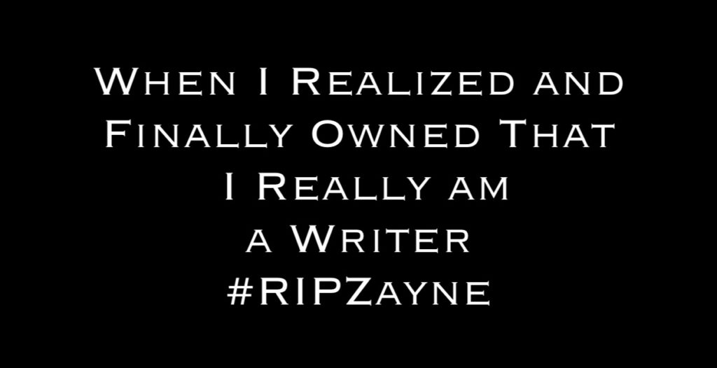 When I Realized and Finally Owned That I Really am a Writer Steven Shomler