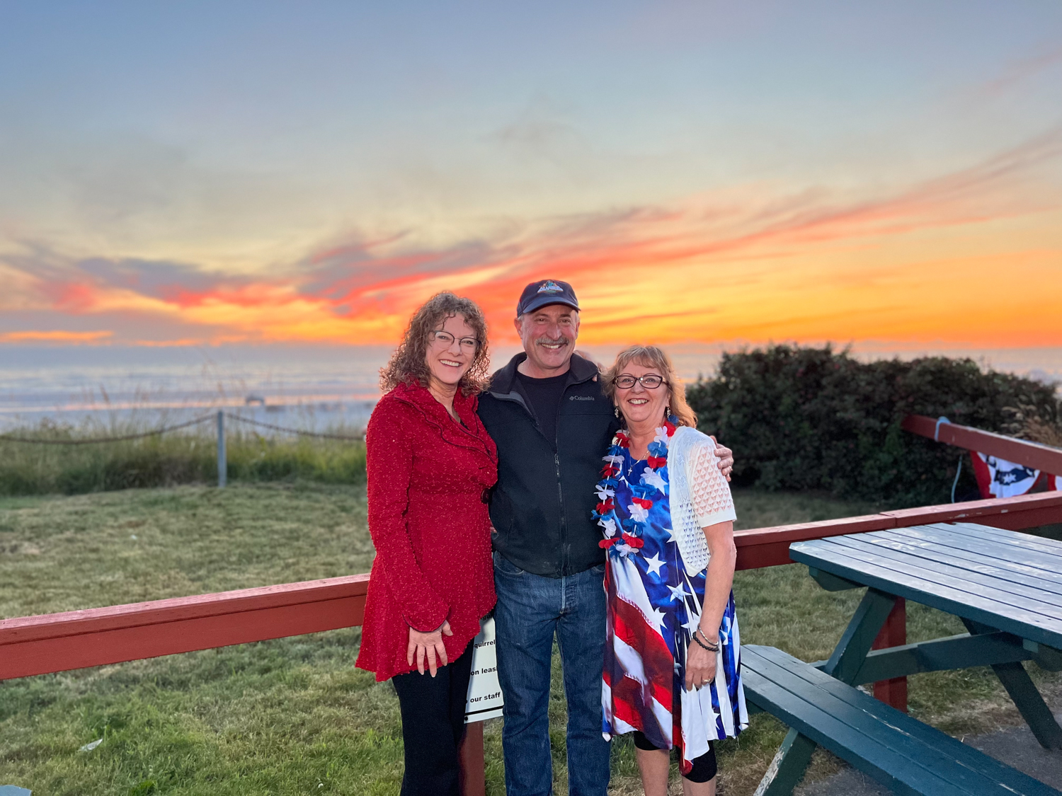 4th of July 2022 Fireworks at the Sand Dollar Rockaway Beach, Oregon on the Oregon Coast