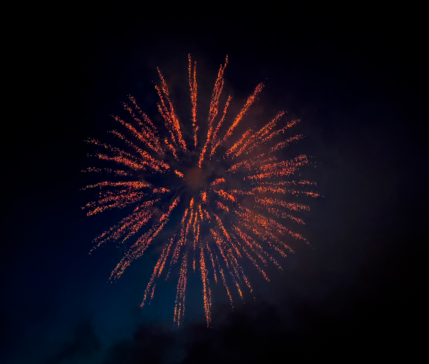 4th of July 2022 Fireworks at the Sand Dollar Rockaway Beach, Oregon on the Oregon Coast
