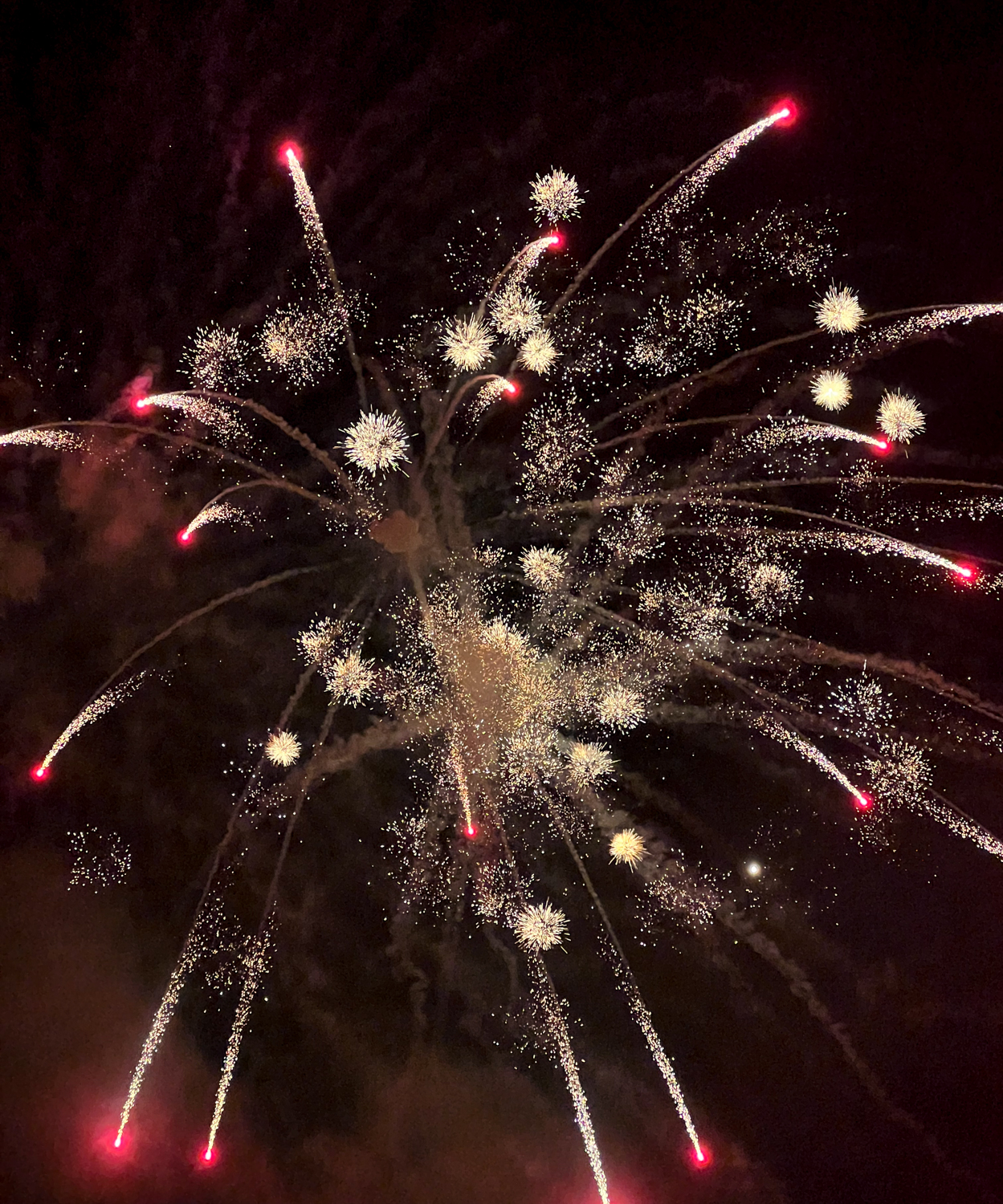 4th of July 2022 Fireworks at the Sand Dollar Rockaway Beach, Oregon on the Oregon Coast