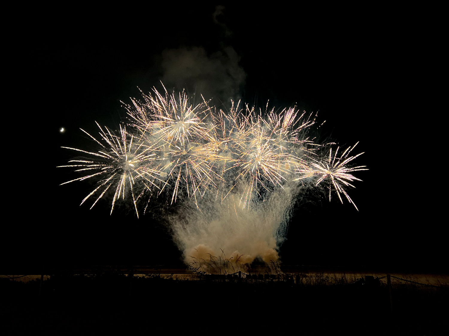4th of July 2022 Fireworks at the Sand Dollar Rockaway Beach, Oregon on the Oregon Coast