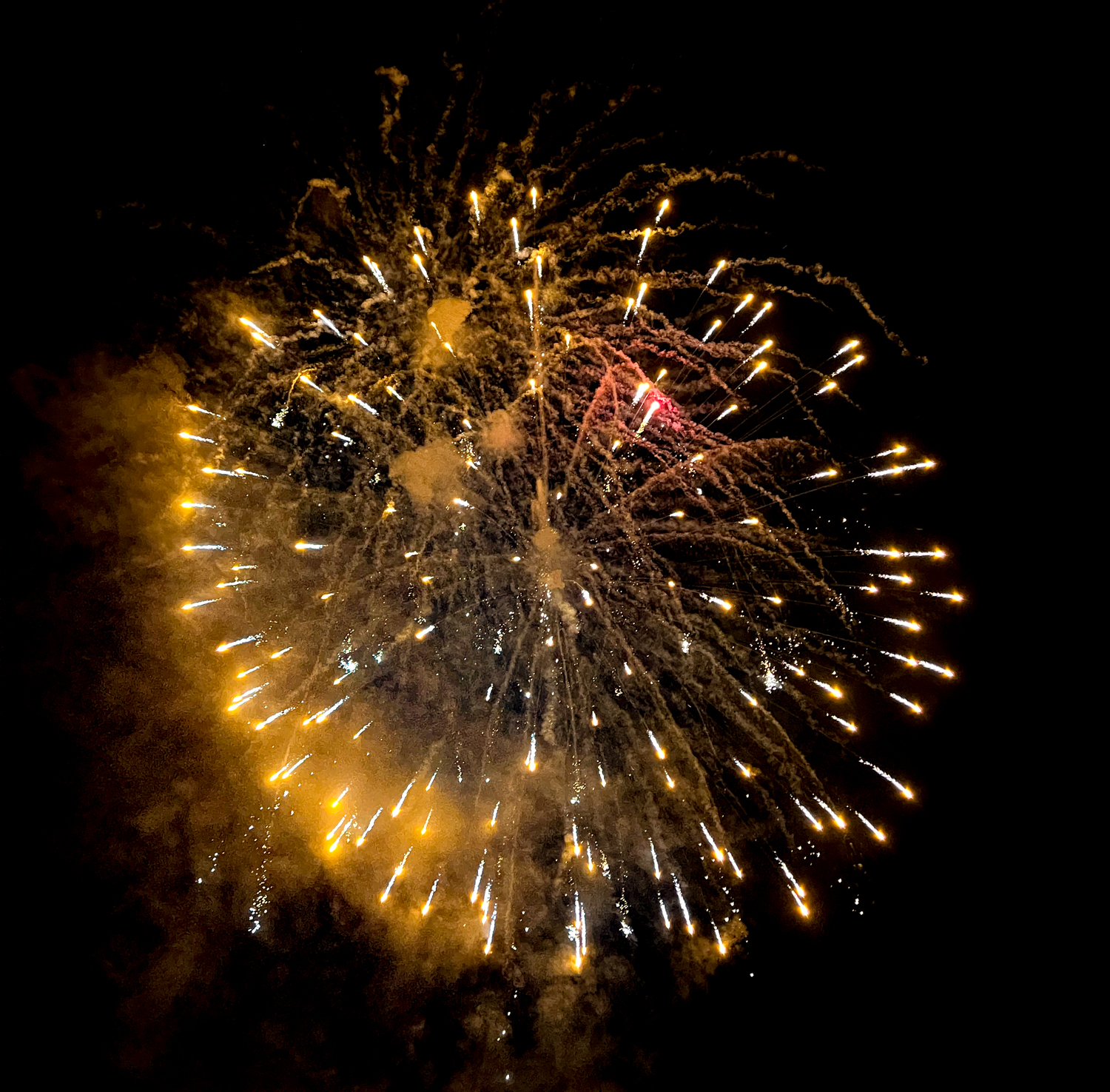 4th of July 2022 Fireworks at the Sand Dollar Rockaway Beach, Oregon on the Oregon Coast
