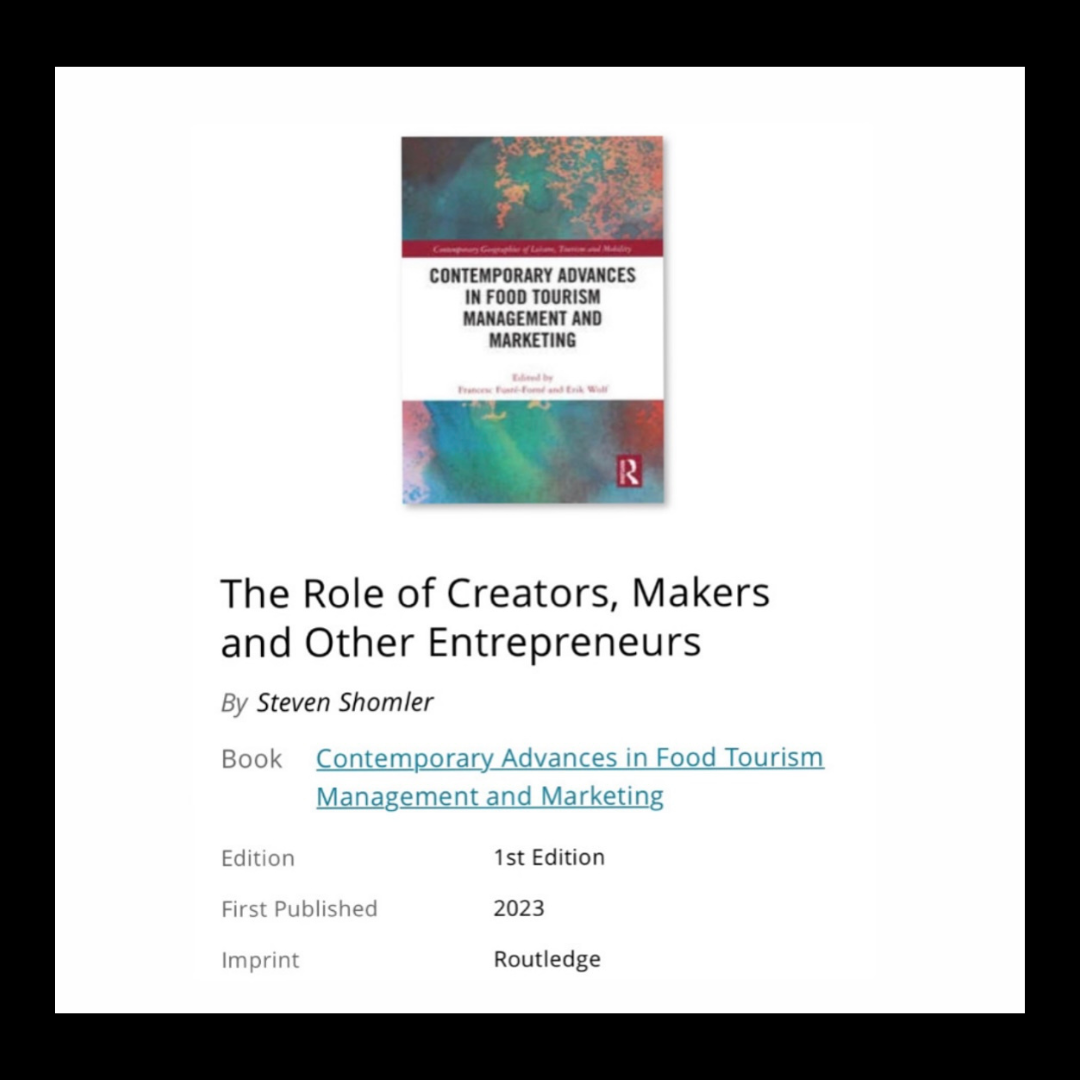 Contemporary Advances in Food Tourism Management and Marketing