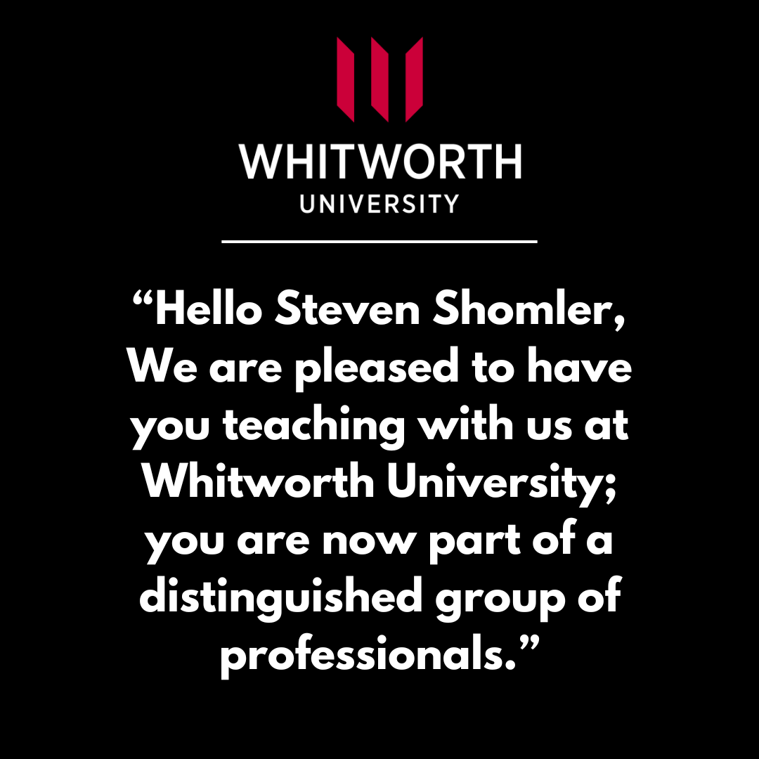 Steven Shomler Whitworth University