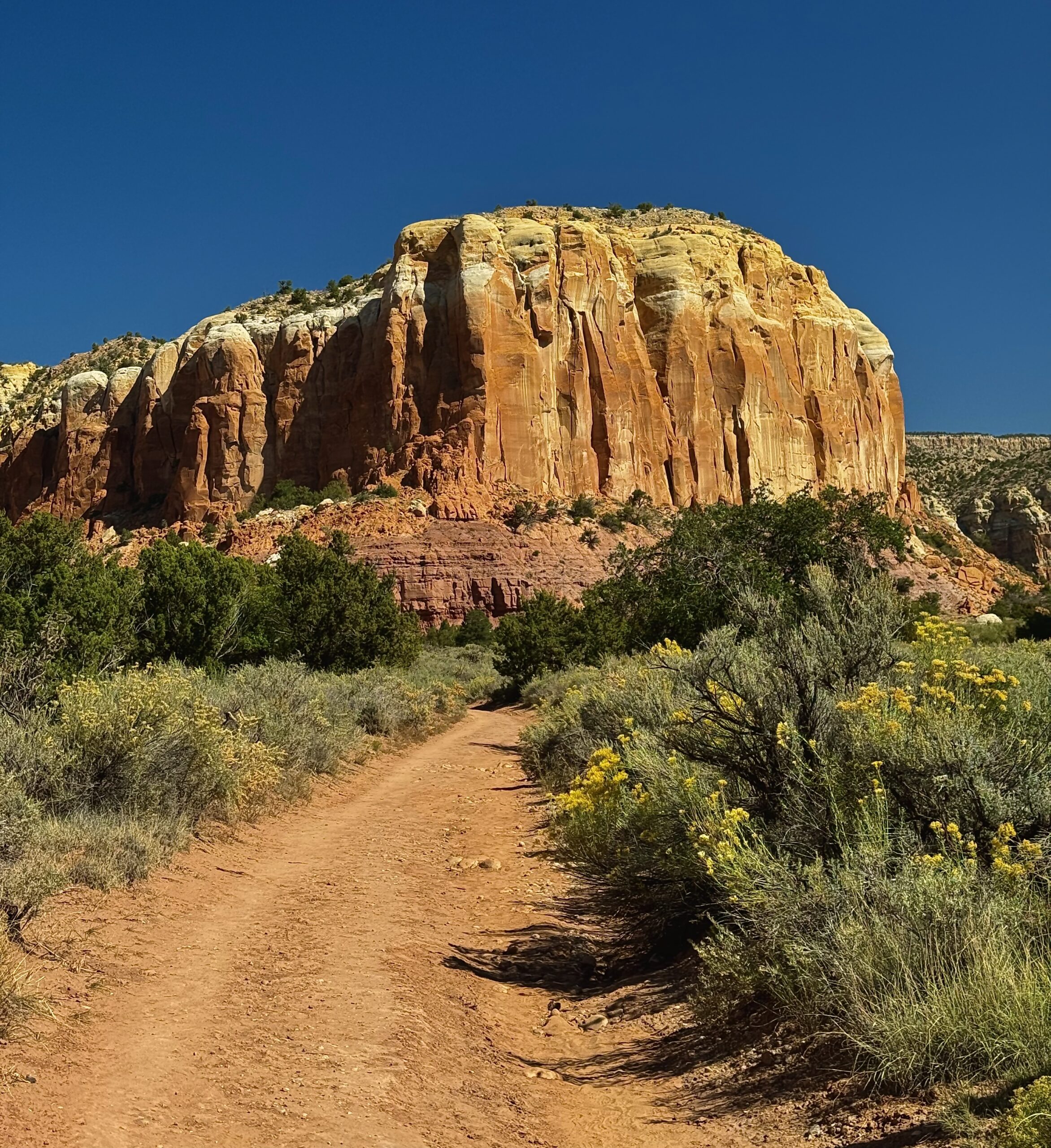The Path to Box Canyon Trail - Ghost Ranch, New Mexico